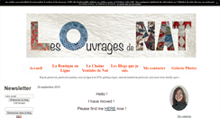 Desktop Screenshot of lesouvragesdenat.com